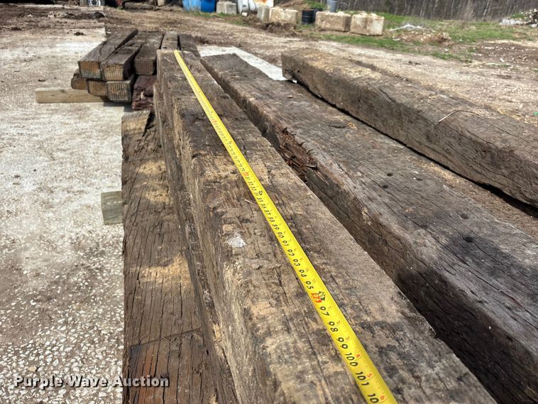 image for item EJ7810 Approximately (37) rail road ties