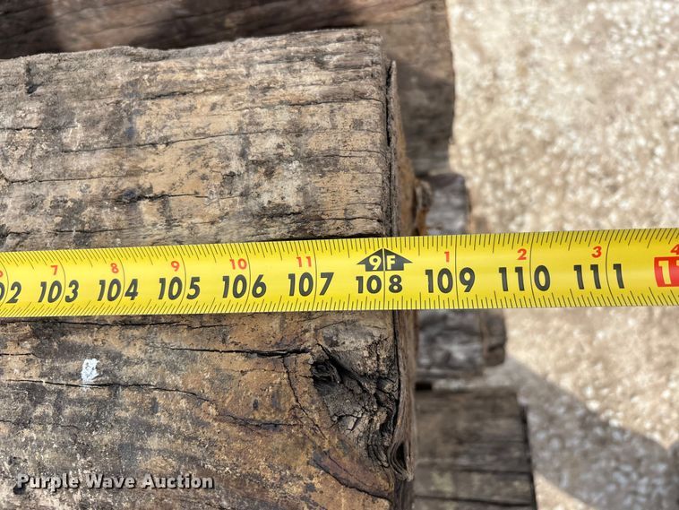 image for item EJ7810 Approximately (37) rail road ties