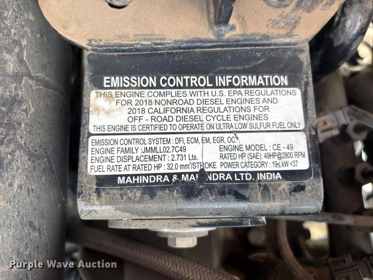 image for item ER7524 Mahindra 3650P HST tractor