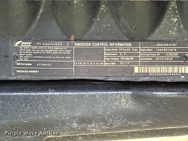 image for item ES8734 2015 Case Puma 185 MFWD tractor