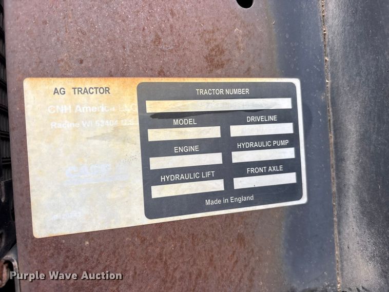 image for item ES8735 2014 Case 130 Puma MFWD tractor