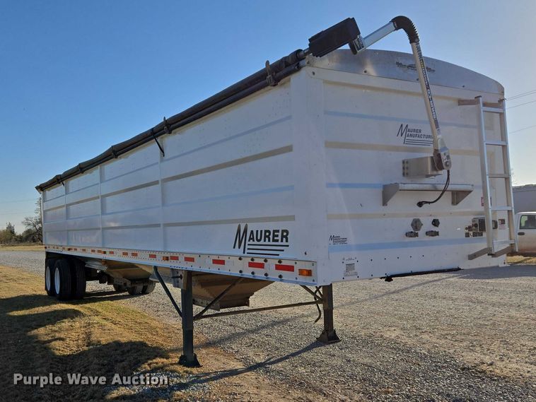 image for item ET1493 2017 Maurer Manufacturing grain trailer