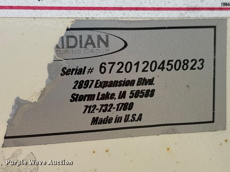 image for item ET1789 2015 Meridian Seed Express 375RT seed tender