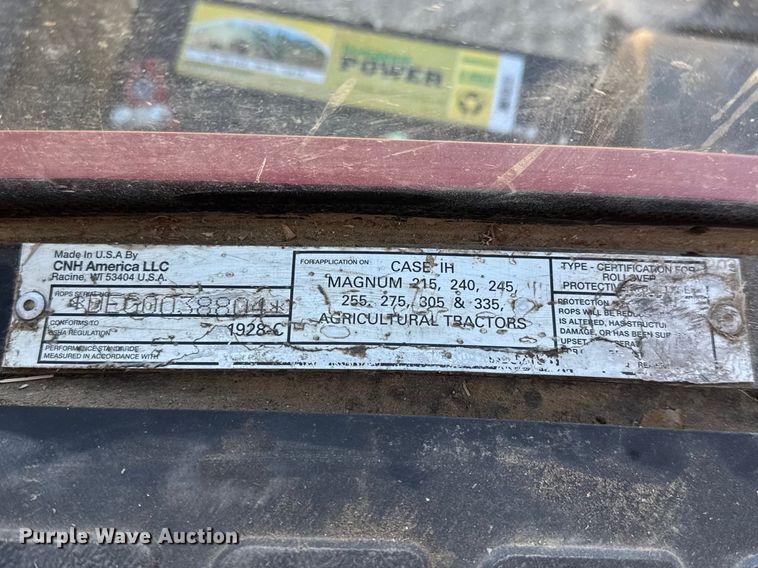 image for item ET1910 2009 Case IH Magnum 275 MFWD tractor