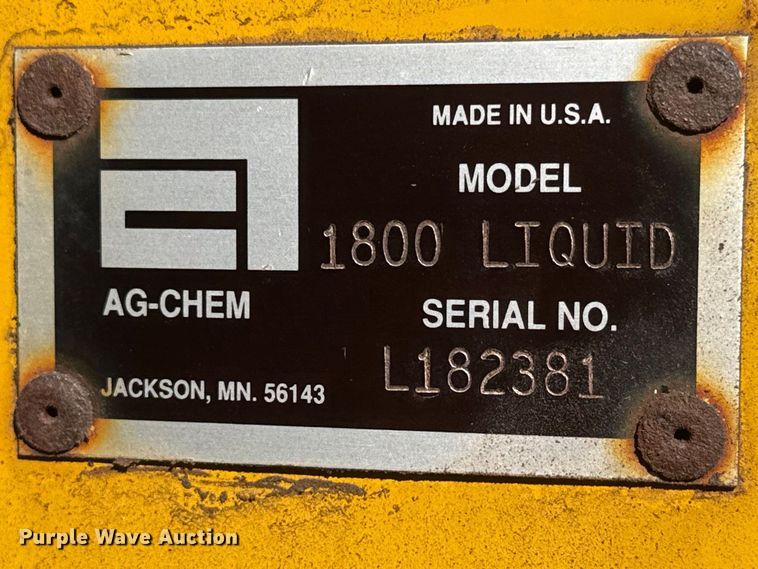 image for item ET1913 2009 TerraGator 6203 sprayer