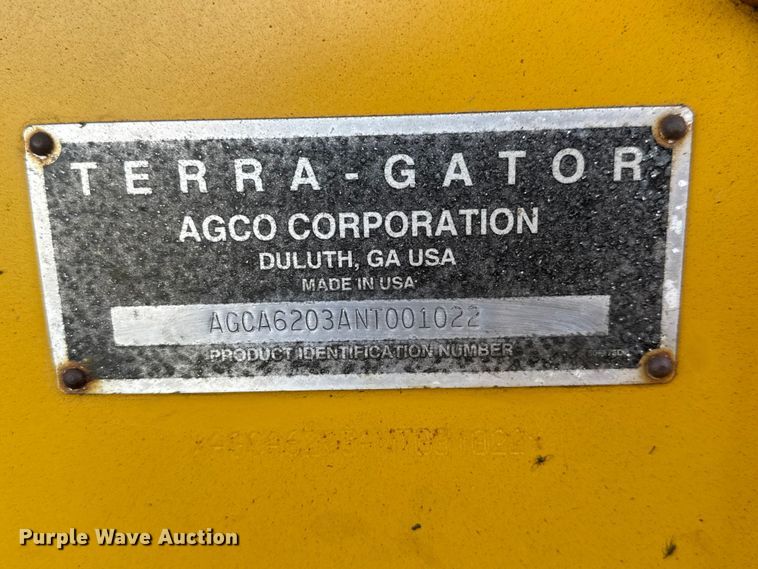 image for item ET1913 2009 TerraGator 6203 sprayer