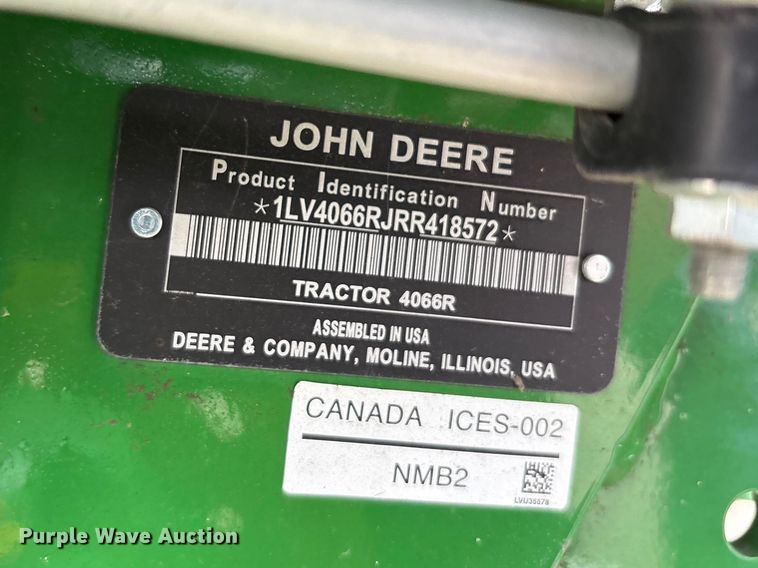 image for item EU0463 2024 John Deere 4066R tractor