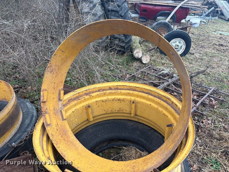 image for item EV2786 (4) tractor tires and wheels