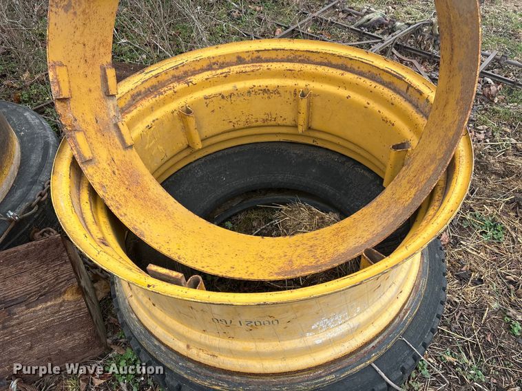 image for item EV2786 (4) tractor tires and wheels