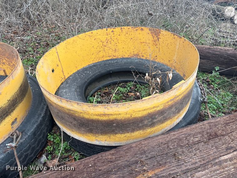 image for item EV2786 (4) tractor tires and wheels