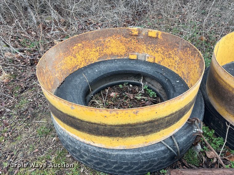 image for item EV2786 (4) tractor tires and wheels