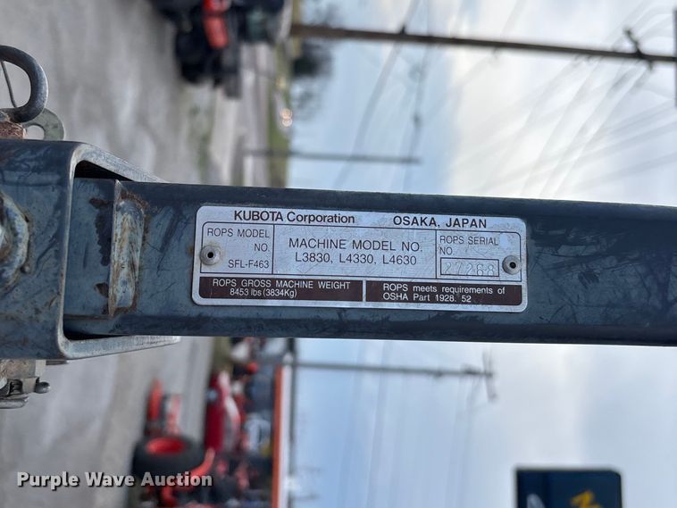 image for item FB3340 Kubota L3830D MFWD tractor