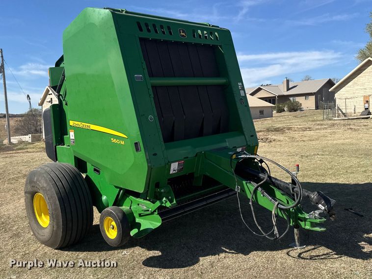 image for item FB7081 2022 John Deere 560M round baler