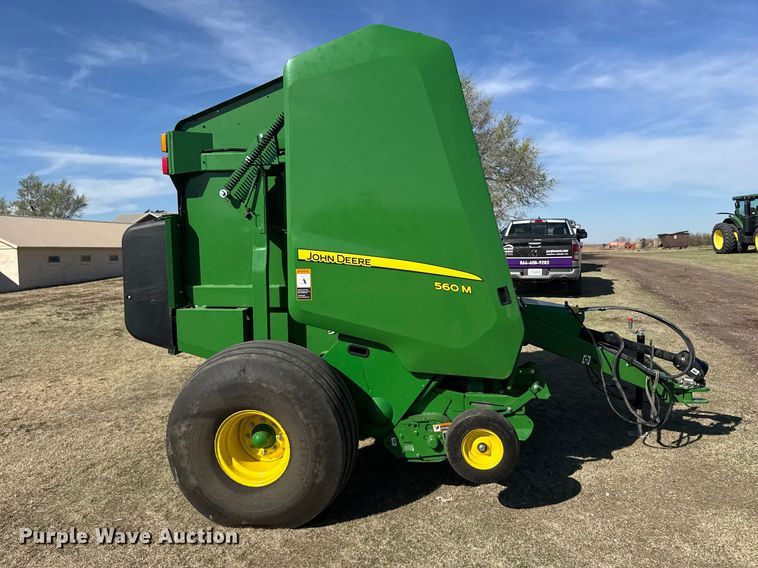 image for item FB7081 2022 John Deere 560M round baler