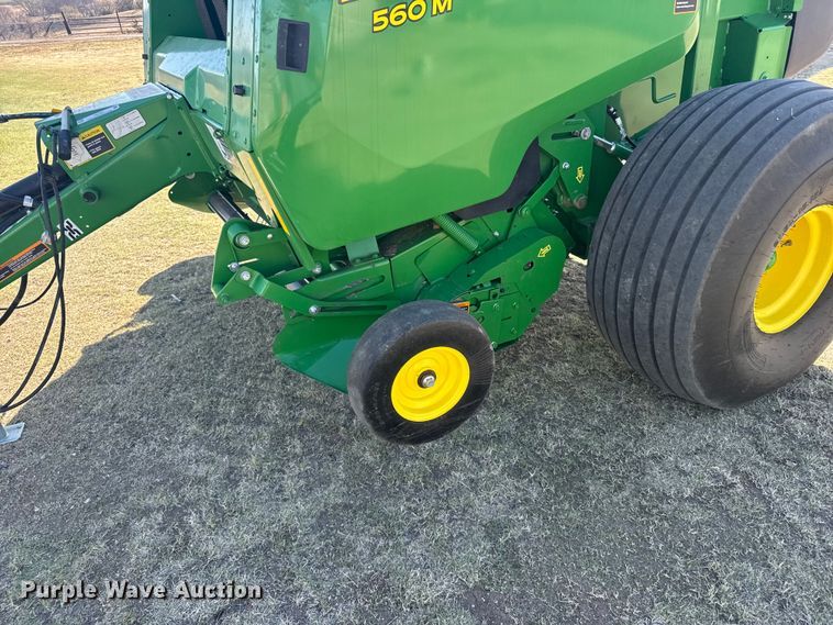 image for item FB7081 2022 John Deere 560M round baler