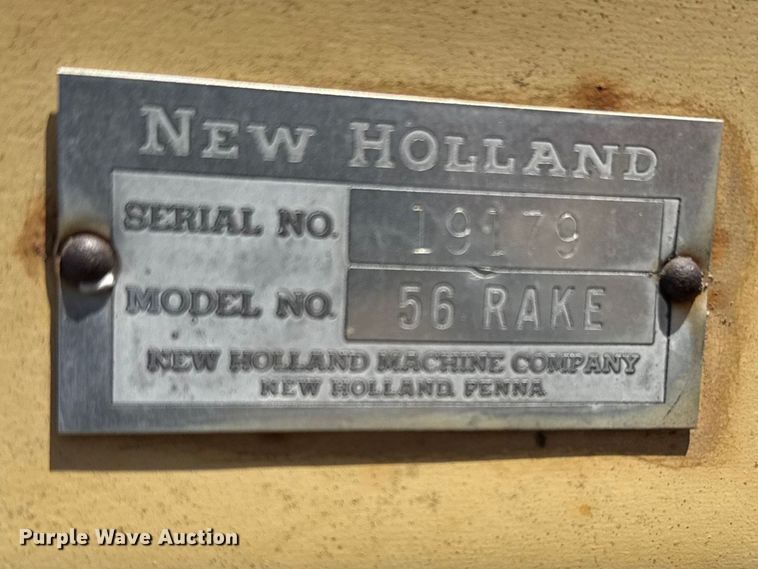 image for item FB7084 New Holland 56 rotary hay rake