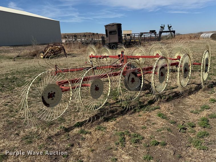 image for item FB7085 H&S V-12 hay rake