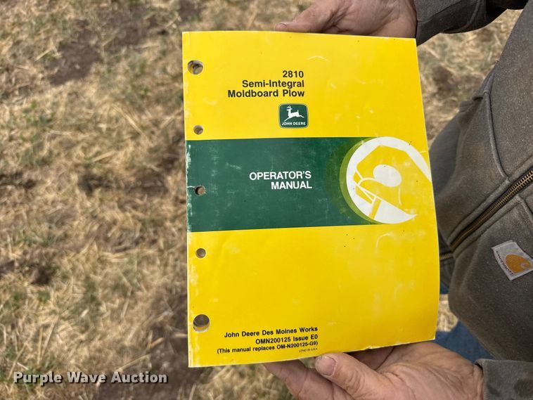 image for item FB7113 John Deere 2810 four bottom plow