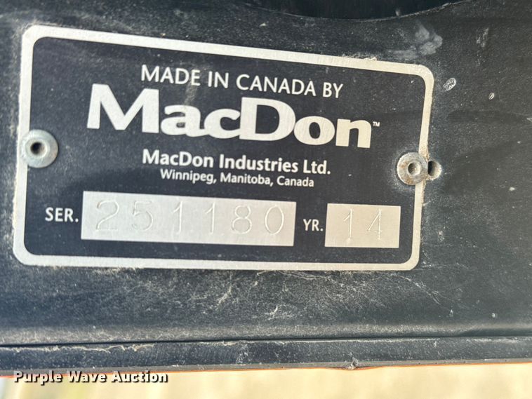 image for item FB7124 MacDon FD75-D Flexdraper flex draper head