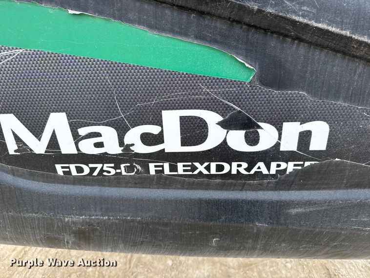 image for item FB7125 MacDon FD75-D Flexdraper flex draper head