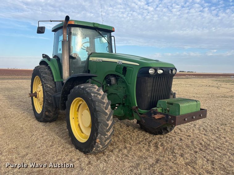 image for item FC2172 2002 John Deere 8120 HFWD tractor