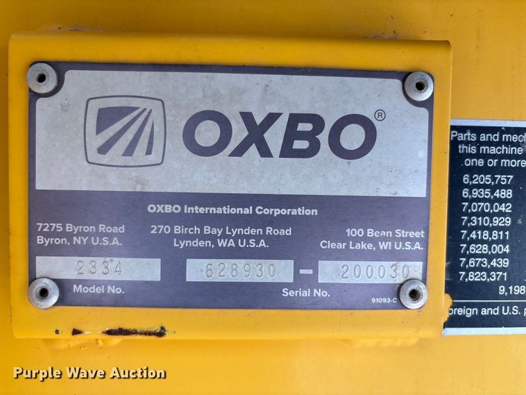 image for item FC2199 OXBO 2334 hay merger