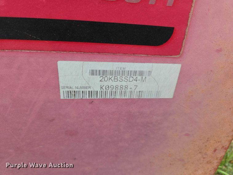 image for item FH6554 Mahindra 20KBSSD4-M box blade