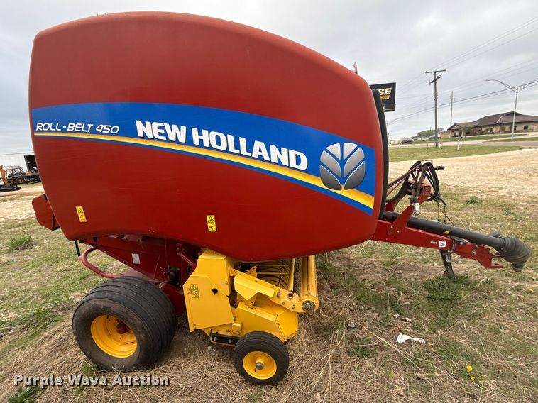image for item FH6569 2020 New Holland Roll-Belt 450 round baler