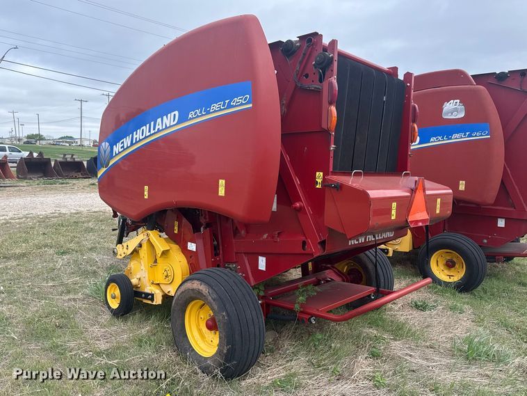 image for item FH6569 2020 New Holland Roll-Belt 450 round baler