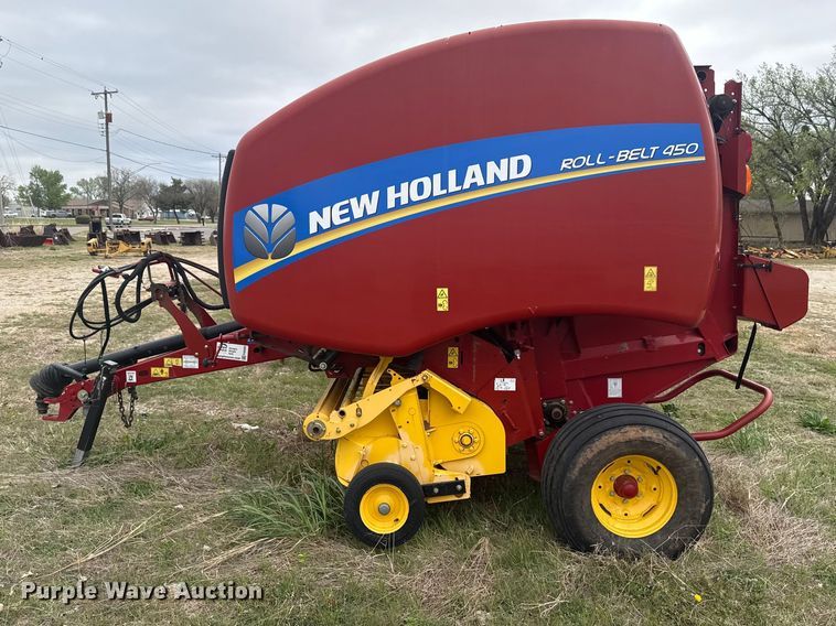 image for item FH6569 2020 New Holland Roll-Belt 450 round baler