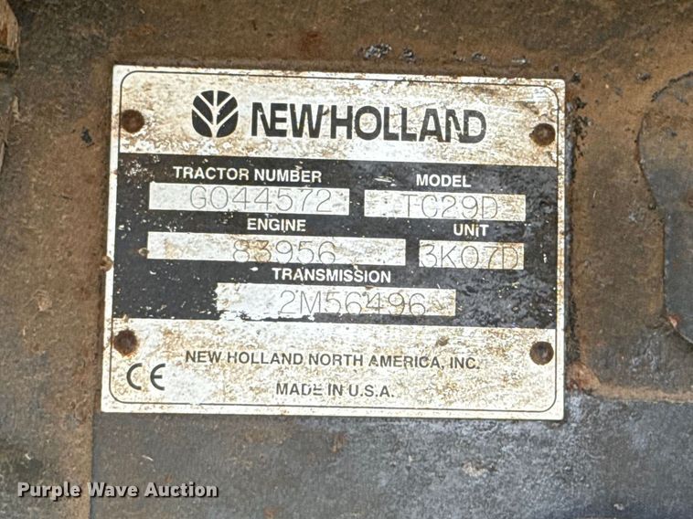 image for item FH6590 New Holland TC29D MFWD tractor
