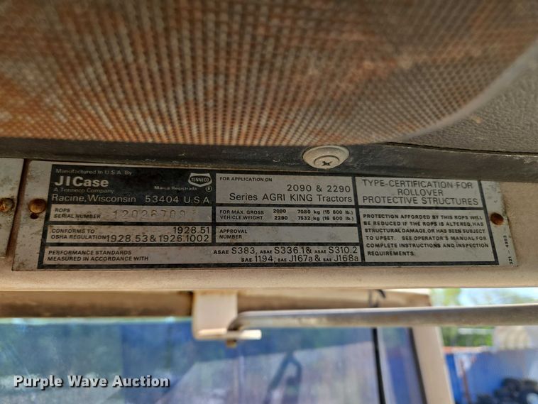 image for item FH6592 Case 2290 tractor