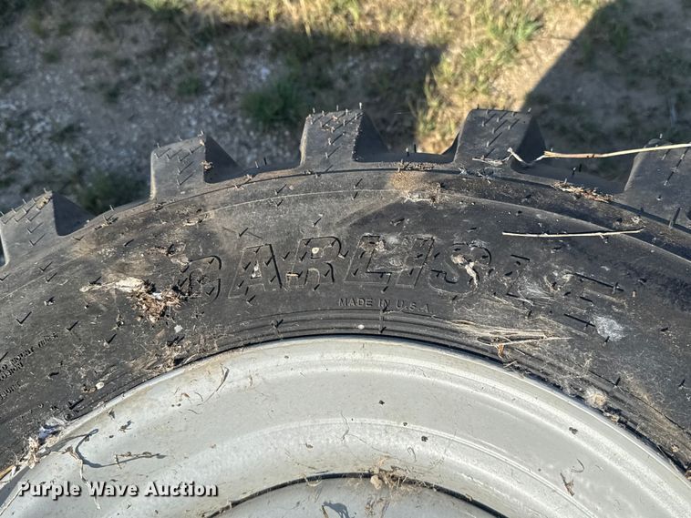 image for item FH6608 (2) Carlisle Trac Chief 15-19.5 tires and wheels