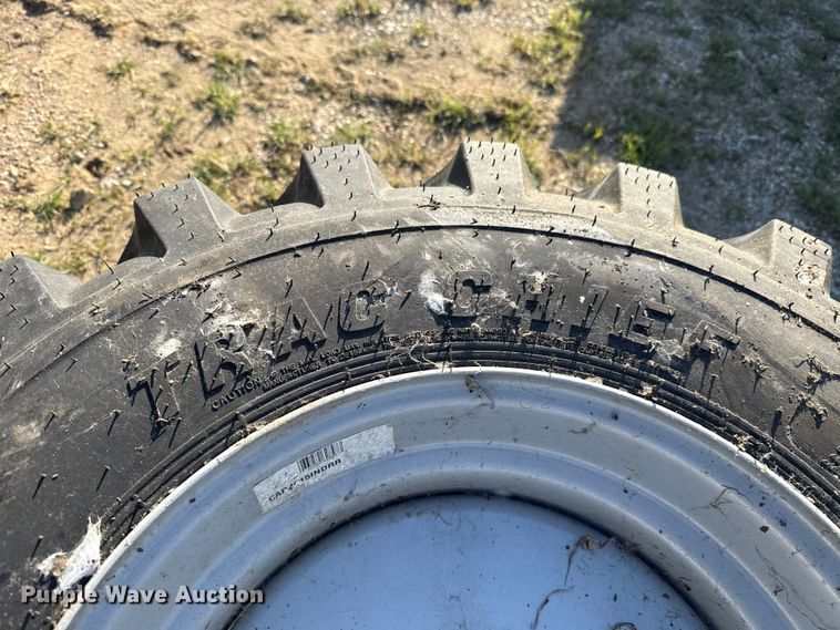 image for item FH6608 (2) Carlisle Trac Chief 15-19.5 tires and wheels