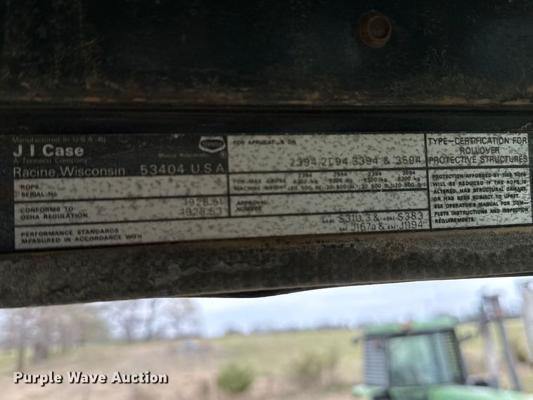 image for item NK9126 1985 Case 3594 MFWD tractor