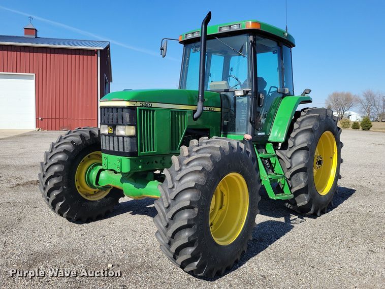 image for item NK9913 1998 John Deere  7410 MFWD tractor