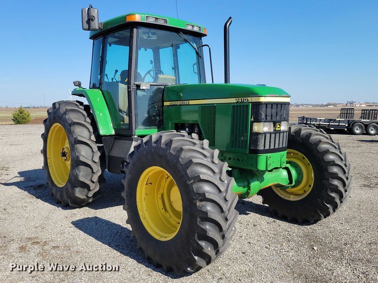image for item NK9913 1998 John Deere  7410 MFWD tractor