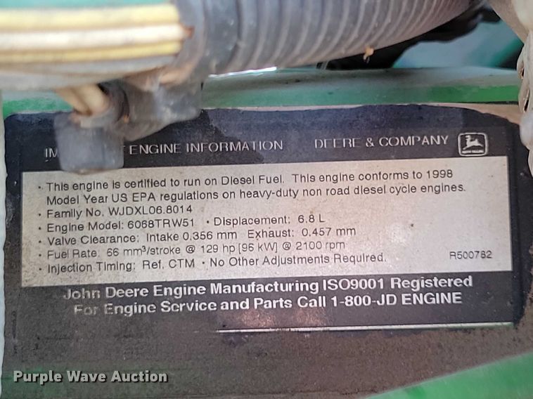 image for item NK9913 1998 John Deere  7410 MFWD tractor