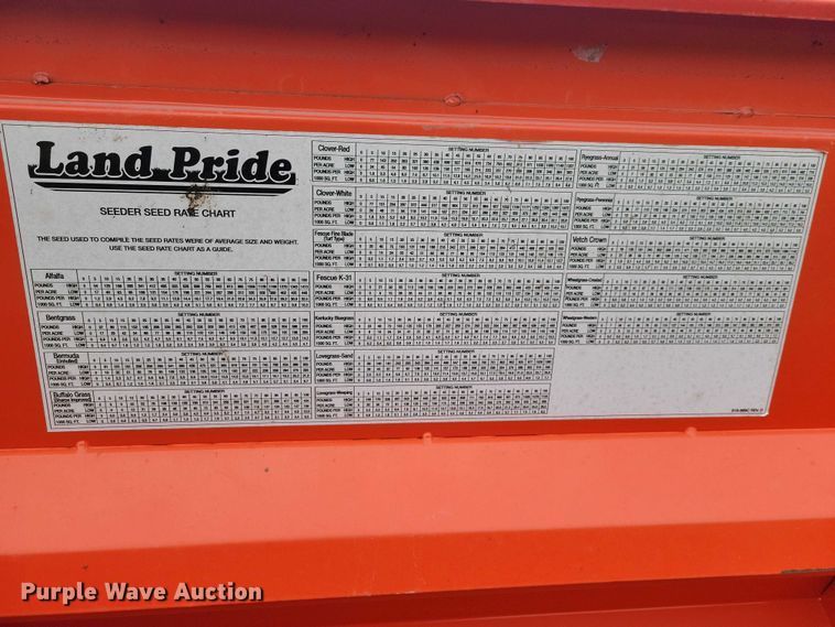 image for item NK9977 2022 Land Pride APS1572 grain drill