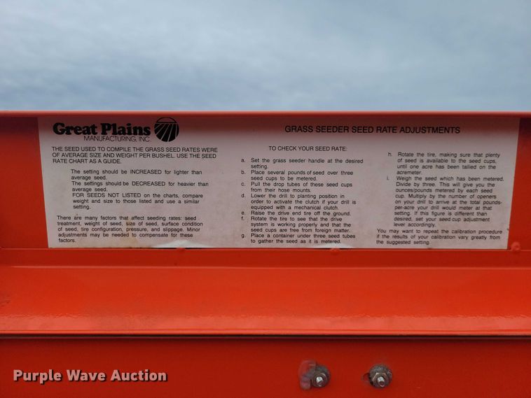 image for item NK9979 2012 Land Pride 3P606NT seeder