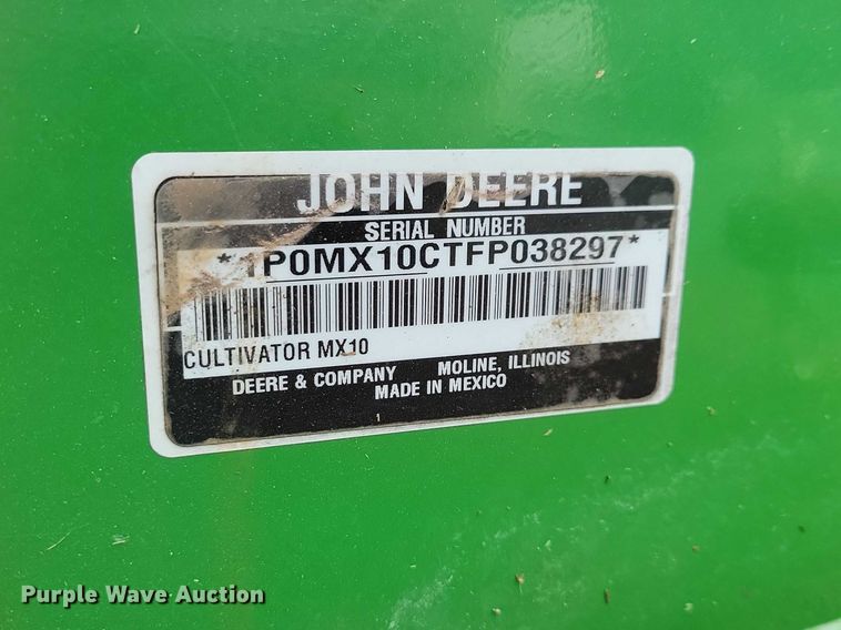 image for item NK9983 John Deere MX10 finish mower