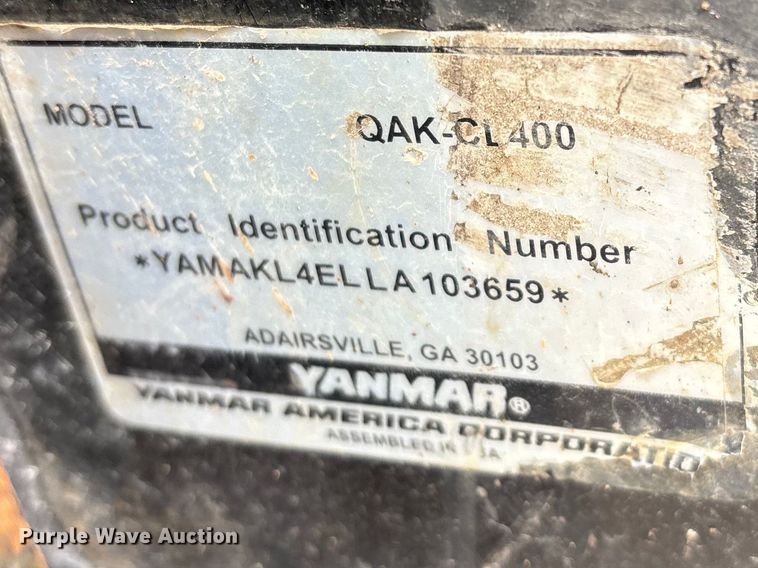 image for item YA2802 2016 Yanmar YT235 MFWD tractor