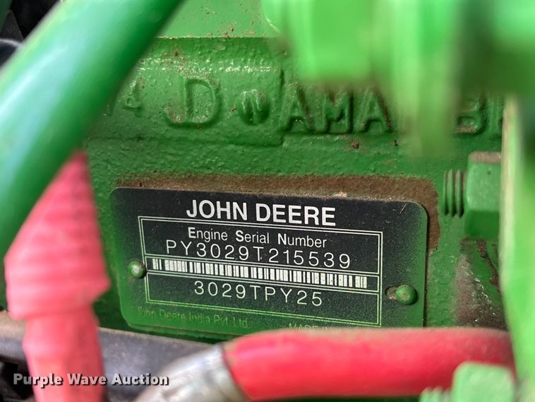 image for item YA2970 2014 John Deere 5045E MFWD tractor