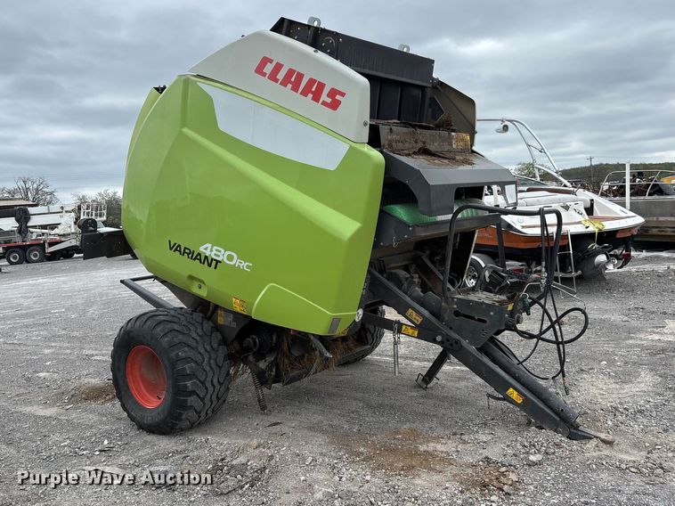image for item YA2982 2019 Claas Variant 480RC round baler