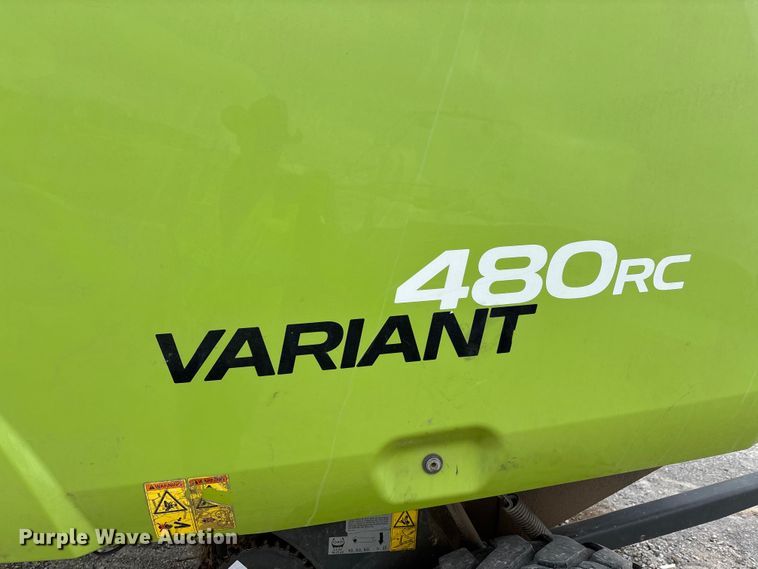 image for item YA2982 2019 Claas Variant 480RC round baler