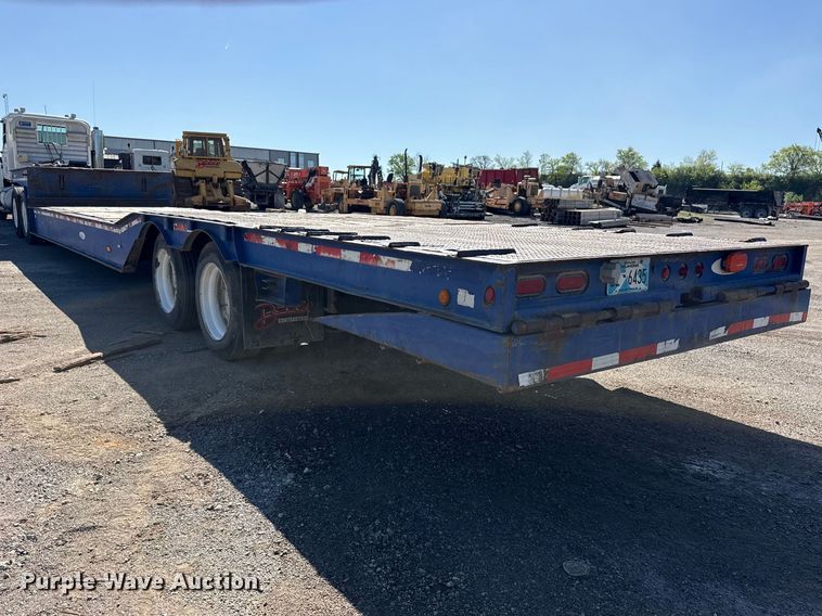 image for item DO8496 2008 Ledwell drop deck equipment trailer