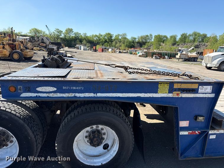 image for item DO8496 2008 Ledwell drop deck equipment trailer