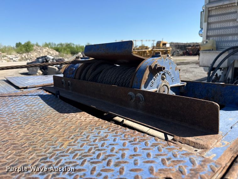 image for item DO8496 2008 Ledwell drop deck equipment trailer