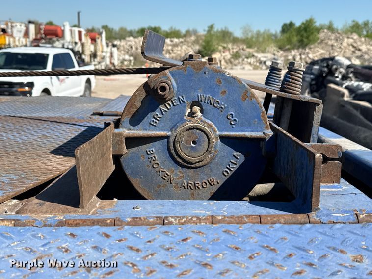 image for item DO8496 2008 Ledwell drop deck equipment trailer