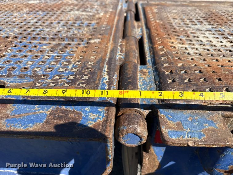 image for item DO8496 2008 Ledwell drop deck equipment trailer